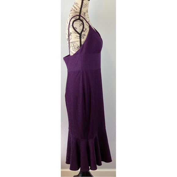 NWT Avery G Flounce Midi Dress - Picture 5 of 8